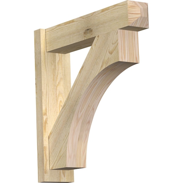 Ekena Millwork Westlake Rough Sawn Craftsman Outlooker, Douglas Fir, 6"W x 26"D x 26"H OUT06X26X26WTL04RDF - main
